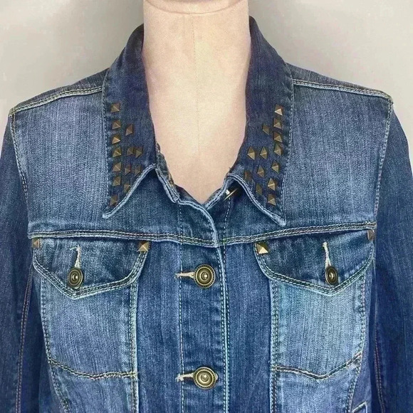 Lane Bryant NWT New Denim Jacket Women's Size 16 - Picture 2 of 8